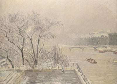 Camille Pissarro, The Louvre under Snow Default Title