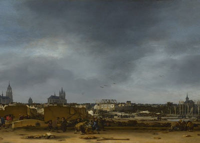 Poel, Egbert Lievensz van der, A View of Delft after the Explosion of 1654 Default Title