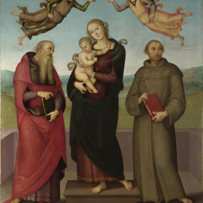 Pietro Perugino, The Virgin and Child with Saints Jerome and Francis Default Title