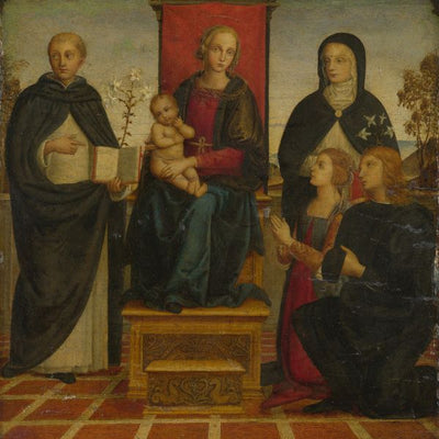 Pietro Perugino, The Virgin and Child with Saints Default Title