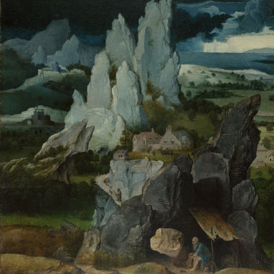 Joachim Patinir, Saint Jerome in a Rocky Landscape Default Title