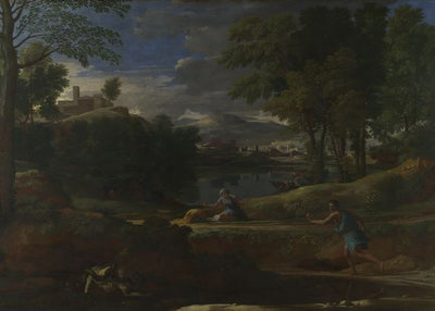 Nicolas Poussin, Landscape with a Man killed by a Snake Default Title