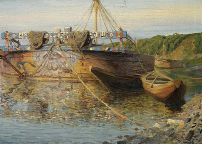 Vasily Polenov, The barge on the river Oka Default Title