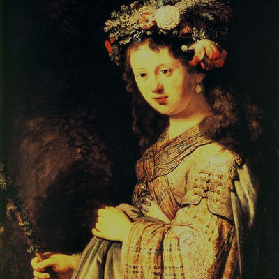 1634 Rembrandt Saskia en Flore Detail Default Title