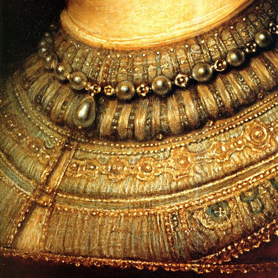 1635 Rembrandt Saskia with a red hat detail Default Title