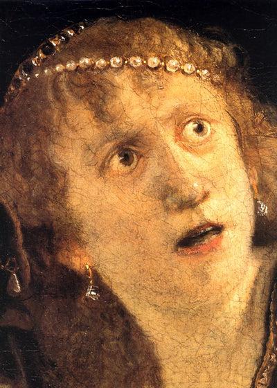 1635 Rembrandt The Feast of Balthasar Detail femme Default Title