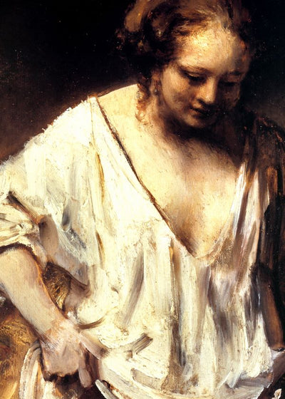 1654 Rembrandt Woman bathing in a river dt Default Title