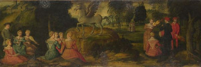 Girolamo Romanino, Pegasus and the Muses Default Title