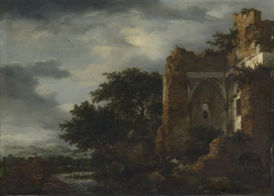 Jacob van Ruisdael, Ruins in a Dune Landscape Default Title