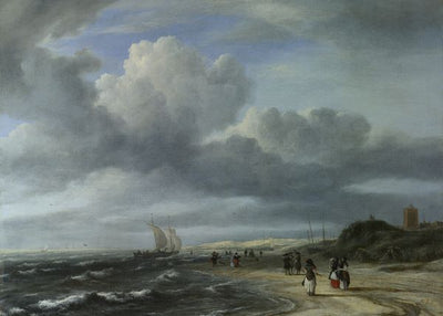 Jacob van Ruisdael, The Shore at Egmond aan Zee Default Title