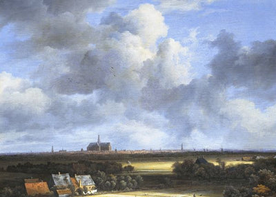 Ruisdael, Jacob Isaacksz van, View of Haarlem with bleaching linen Default Title
