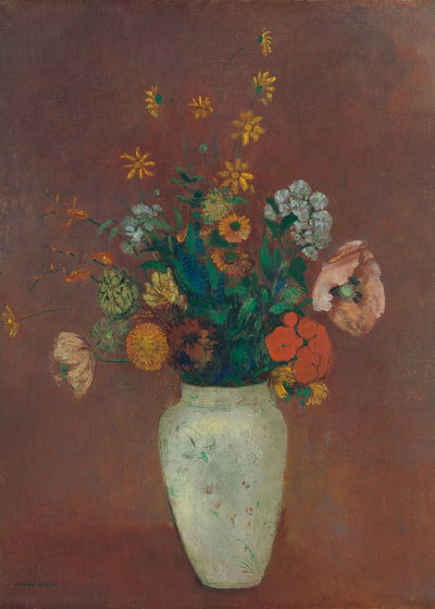 Odilon Redon Bouquet in a Chinese Vase 1912 Default Title