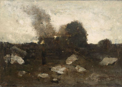 Odilon Redon, Landscape at Daybreak, 1872 Default Title