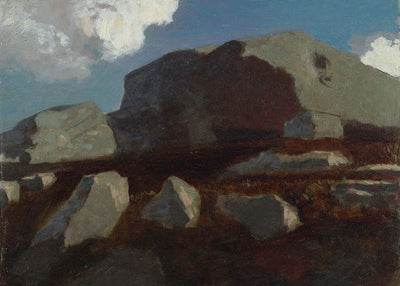 Odilon Redon, Landscape with Rocks, near Royan, 1875 Default Title