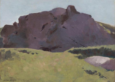 Odilon Redon, The Rocky Slope, 1875 Default Title