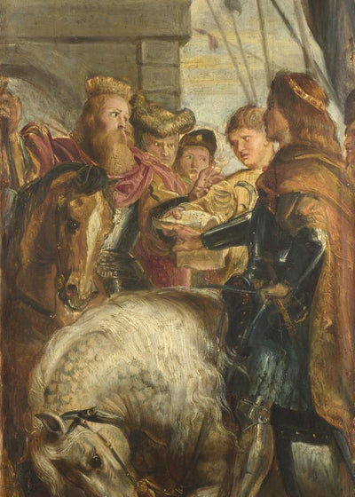 Peter Paul Rubens Kings Clothar and Dagobert dispute with a Herald Default Title