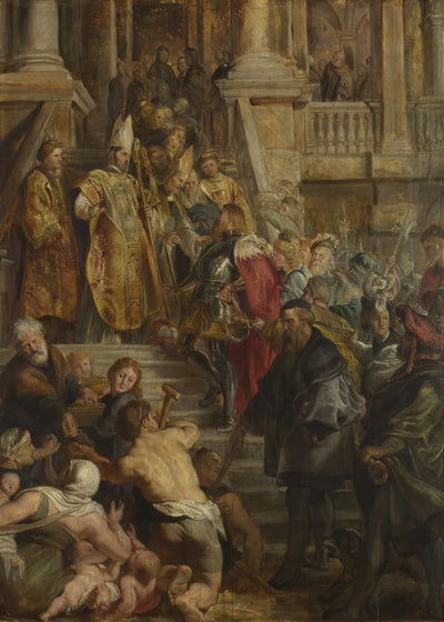 Peter Paul Rubens Oil Sketch for High Altarpiece St Bavo Ghent Default Title