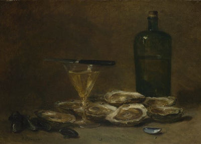 Philippe Rousseau, Still Life with Oysters Default Title