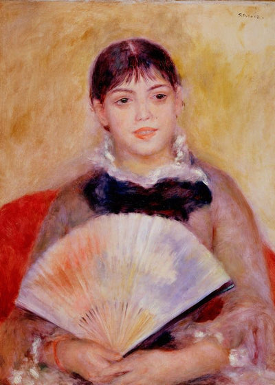 Pierre Auguste Renoir Girl with a Fan Default Title