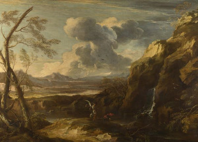 Salvator Rosa, Landscape with Tobias and the Angel Default Title