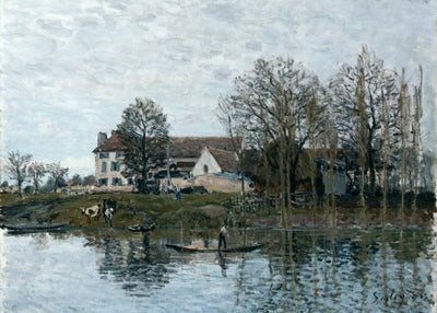 Alfred Sisley, The Seine at Port Marly Default Title