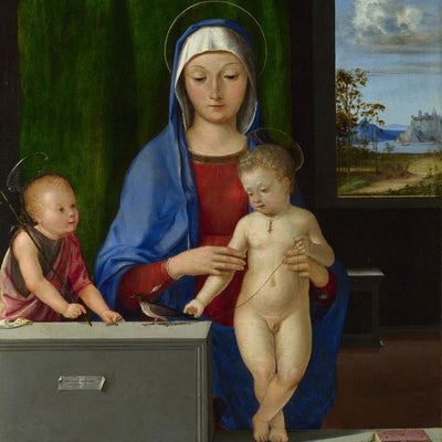 Antonio de Solario, The Virgin and Child with Saint John Default Title