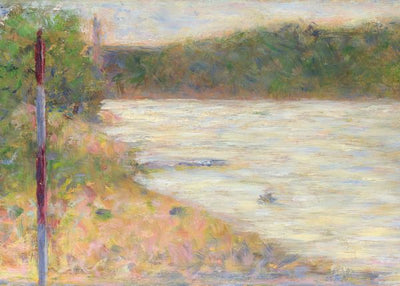 Georges Seurat, A River Bank Default Title