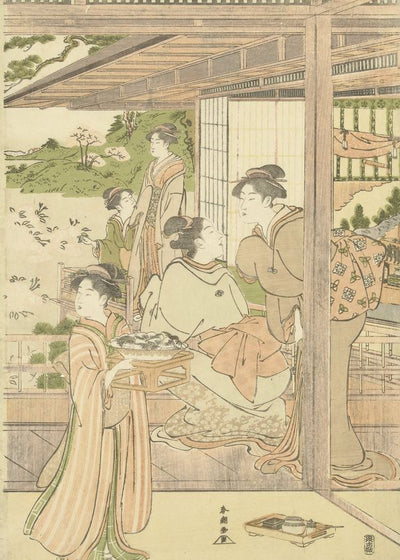 Katsukawa Shuncho Triptych Scene From A Noble Example Of Womanhood atrist Default Title