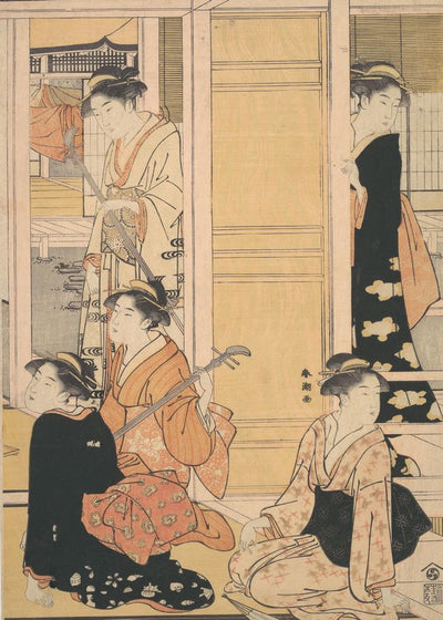 Katsukawa Shuncho Women In The Interior Default Title