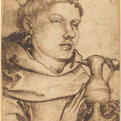 Martin Schongauer, Bust Of A Monk Assisting At Communion Default Title