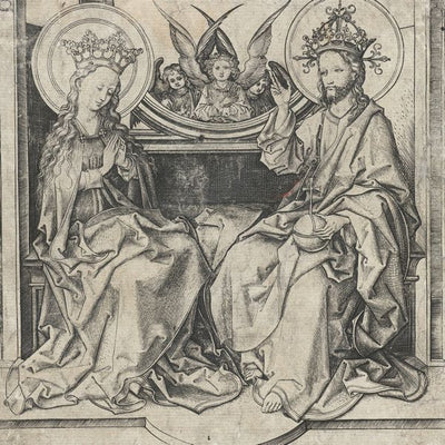 Martin Schongauer, Christ Blesses Mary Default Title