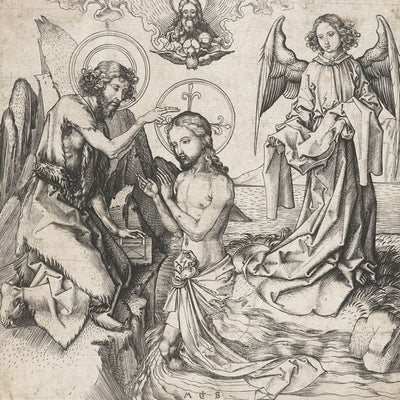 Martin Schongauer, The Baptism Of Christ Default Title