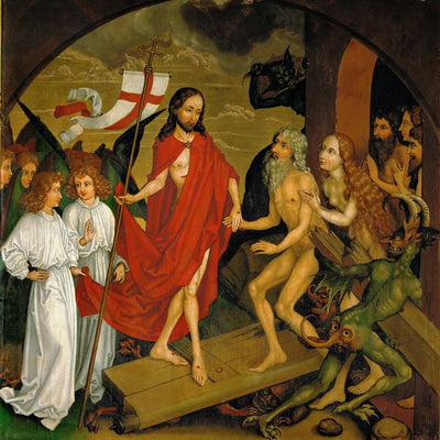 Martin Schongauer, The Panel Altar C. Dominicans. Christ's Descent Into Hell Default Title