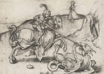 Martin Schongauer, The Saint George And The Dragon 1 Default Title