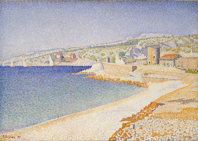Paul Victor Jules Signac, Cassis, The Jetty, 1889 Default Title