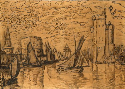 Paul Victor Jules Signac, La Rochelle, 1912 Default Title