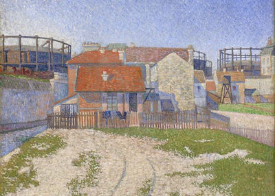 Paul Victor Jules Signac, The Gas Tanks At Clichy, 1886 Default Title