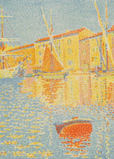 Paul Victor Jules Signac The Red Buoy 1894 Default Title