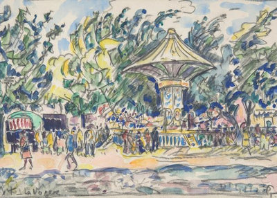 Paul Victor Jules Signac, Village Festival, 1920 Default Title