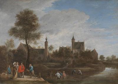 Teniers the Younger, David, A View of Het Sterckshof near Antwerp Default Title