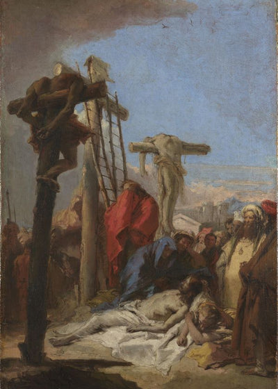 Tiepolo Giovanni Domenico The Lamentation at the Foot of the Cross painting Default Title