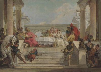 Tiepolo, Giovanni Battista, The Banquet of Cleopatra Default Title