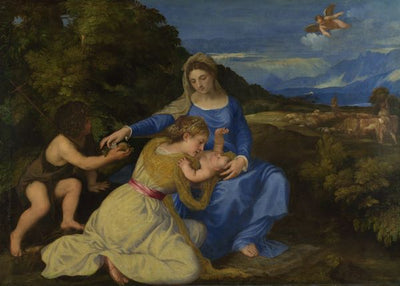 Titian, The Aldobrandini Madonna Default Title