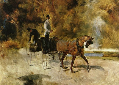Henri De Toulouse Lautrec, A Dog Cart Default Title