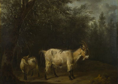 Adriaen van de Velde, A Goat and a Kid Default Title