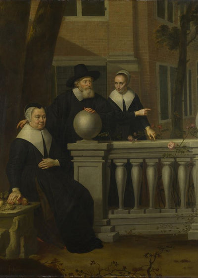 Jan van Bijlert Portrait of an Elderly Man and Two Women Default Title
