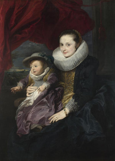 Anthony van Dyck Portrait of a Woman and Child Default Title