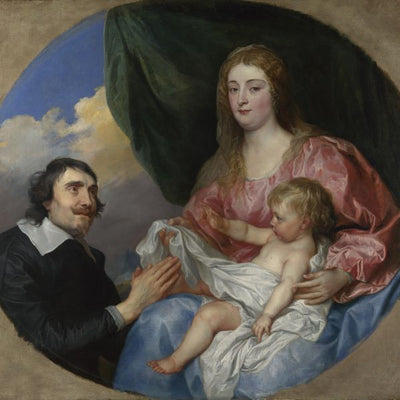 Anthony van Dyck, The Abbe Scaglia adoring the Virgin and Child Default Title