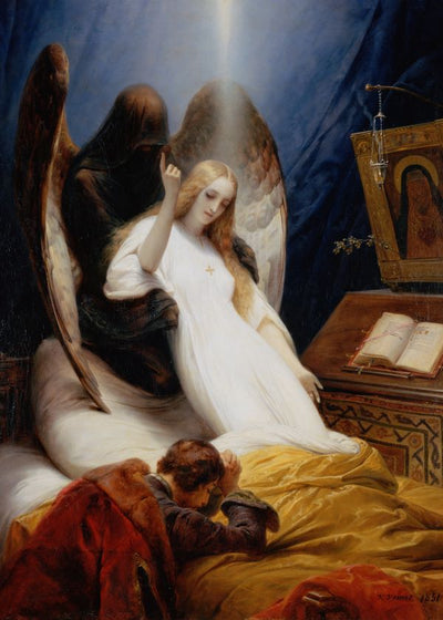 Emile Jean Horace Vernet The Angel of Death Default Title