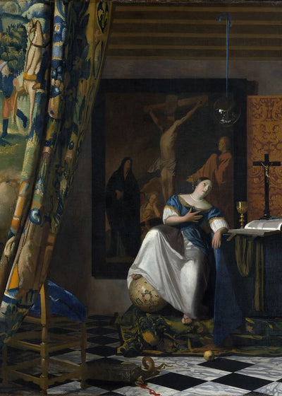 Jan Vermeer Van Delft Allegory Of The Catholic Faith Default Title